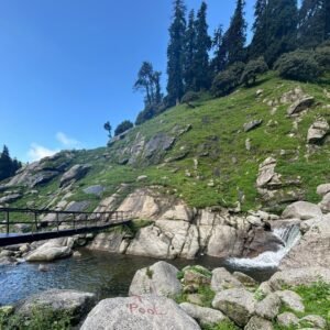 Scenic view of 7 Lakes Trek in Arunachal with alpine lakes and lush green mountains